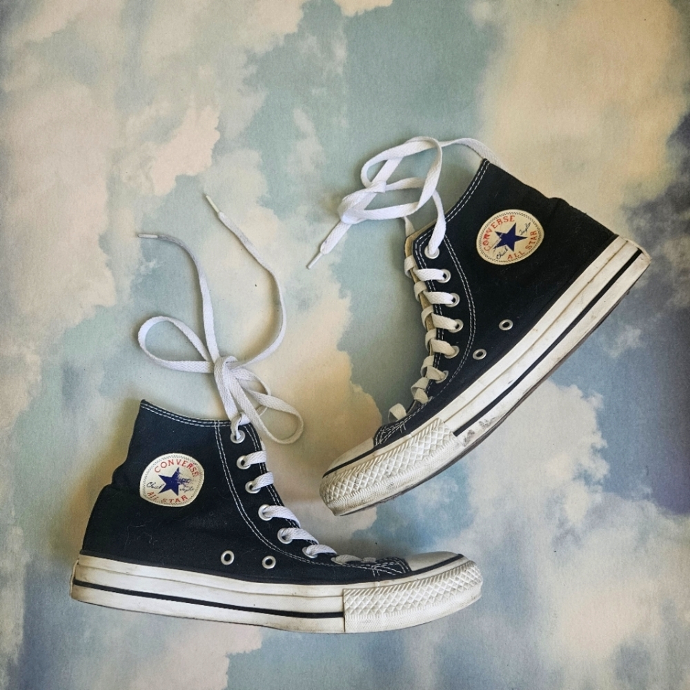 Converse all star Chuck Taylor's Black Classix Converse High Tops